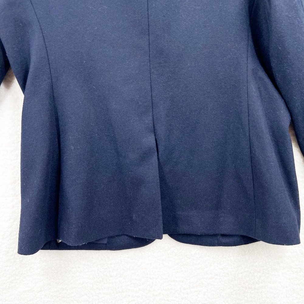 EVERLANE The Wool Academy Blazer Navy Womens Sz 12 NWT - Picture 6 of 12